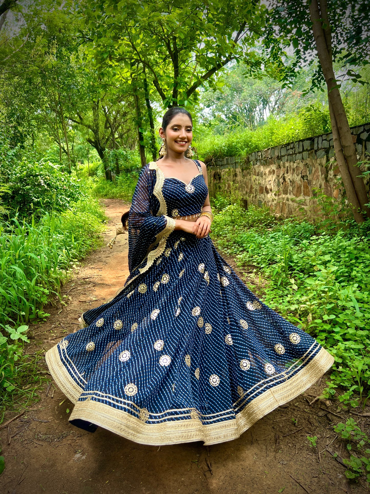 BLUE LEHENGA