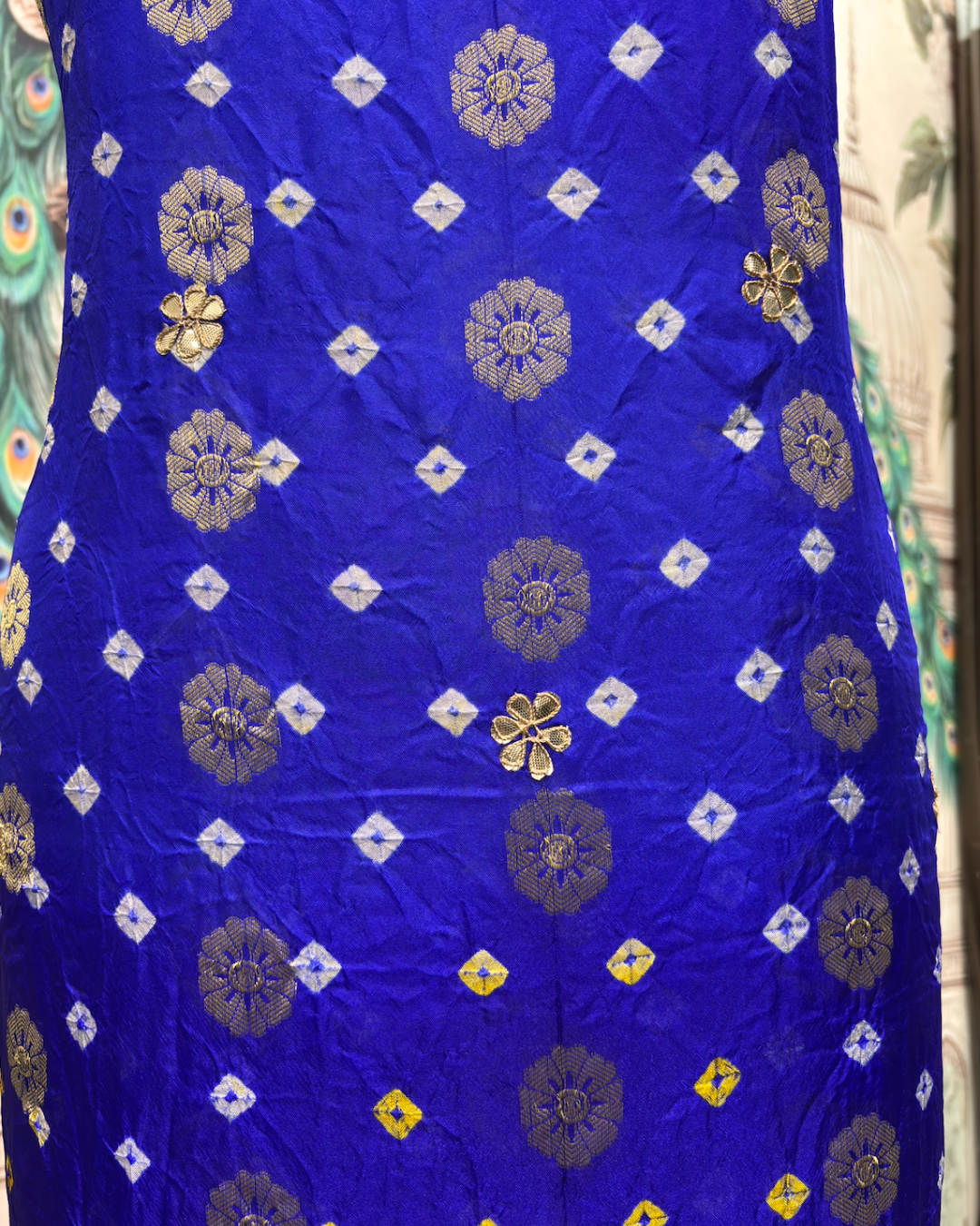 Blue Bandhej Suit