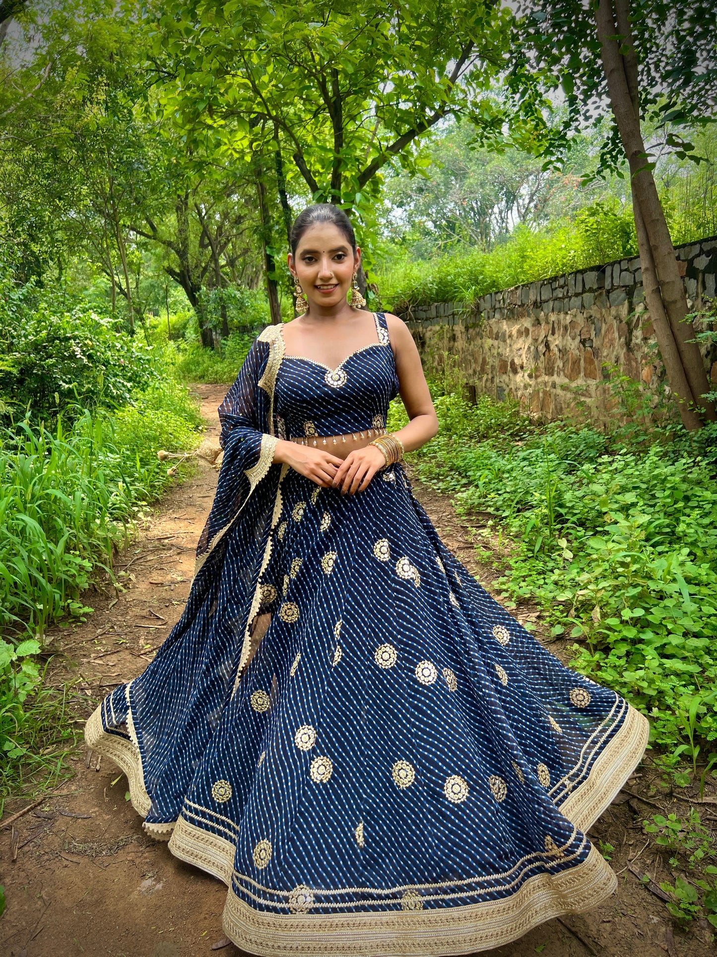 BLUE LEHENGA