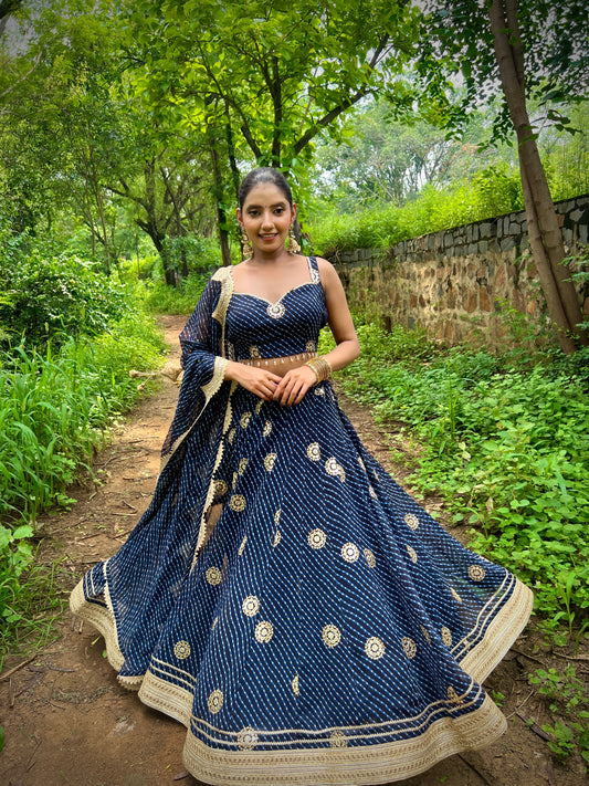BLUE LEHENGA