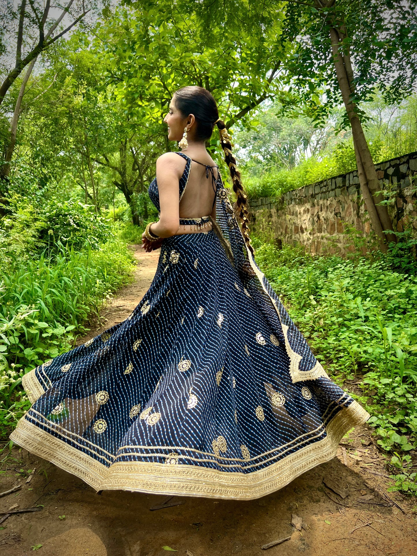 BLUE LEHENGA