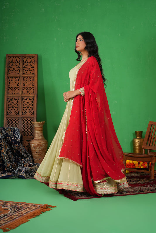Mehreen Pista Anarkali