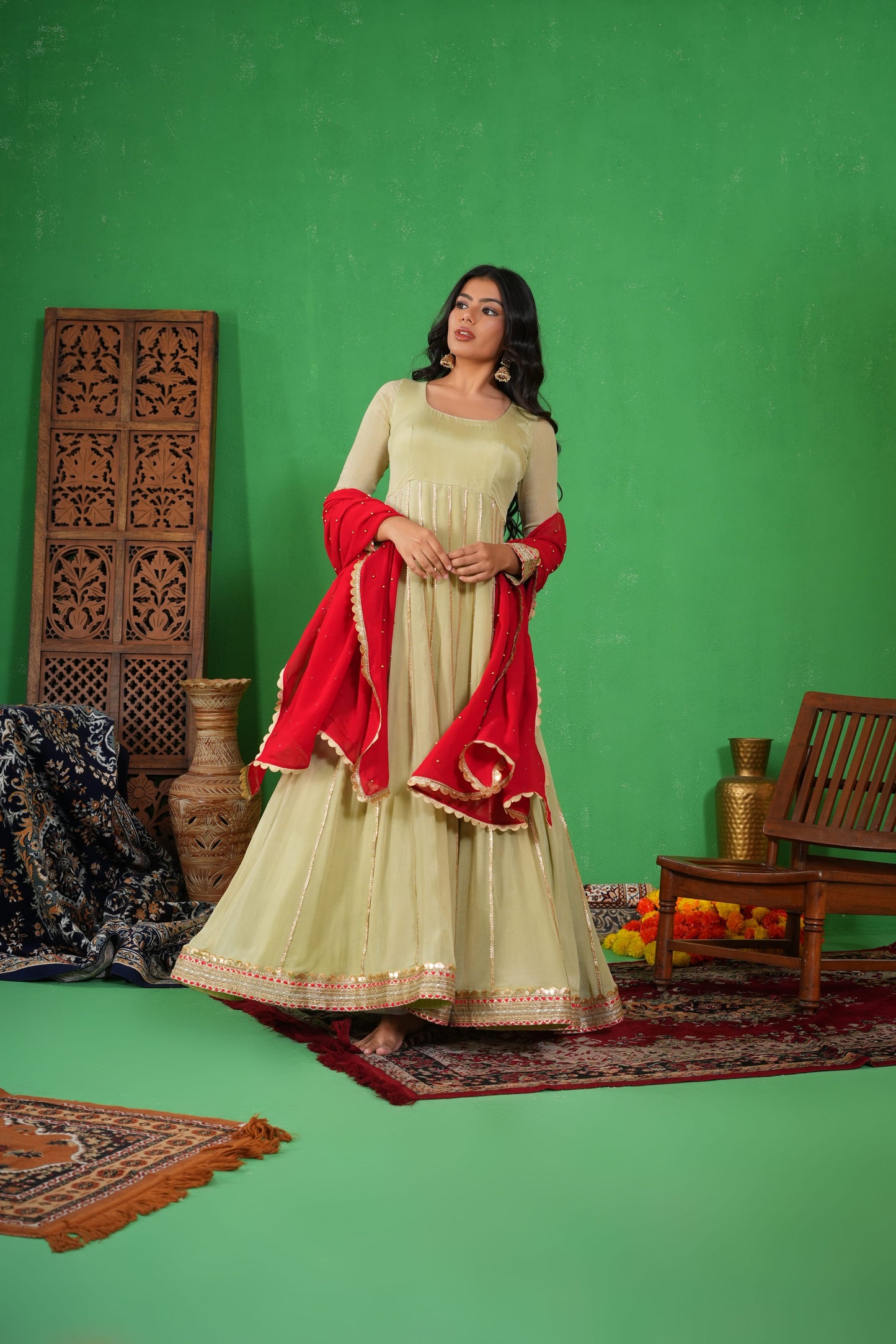 Mehreen Pista Anarkali