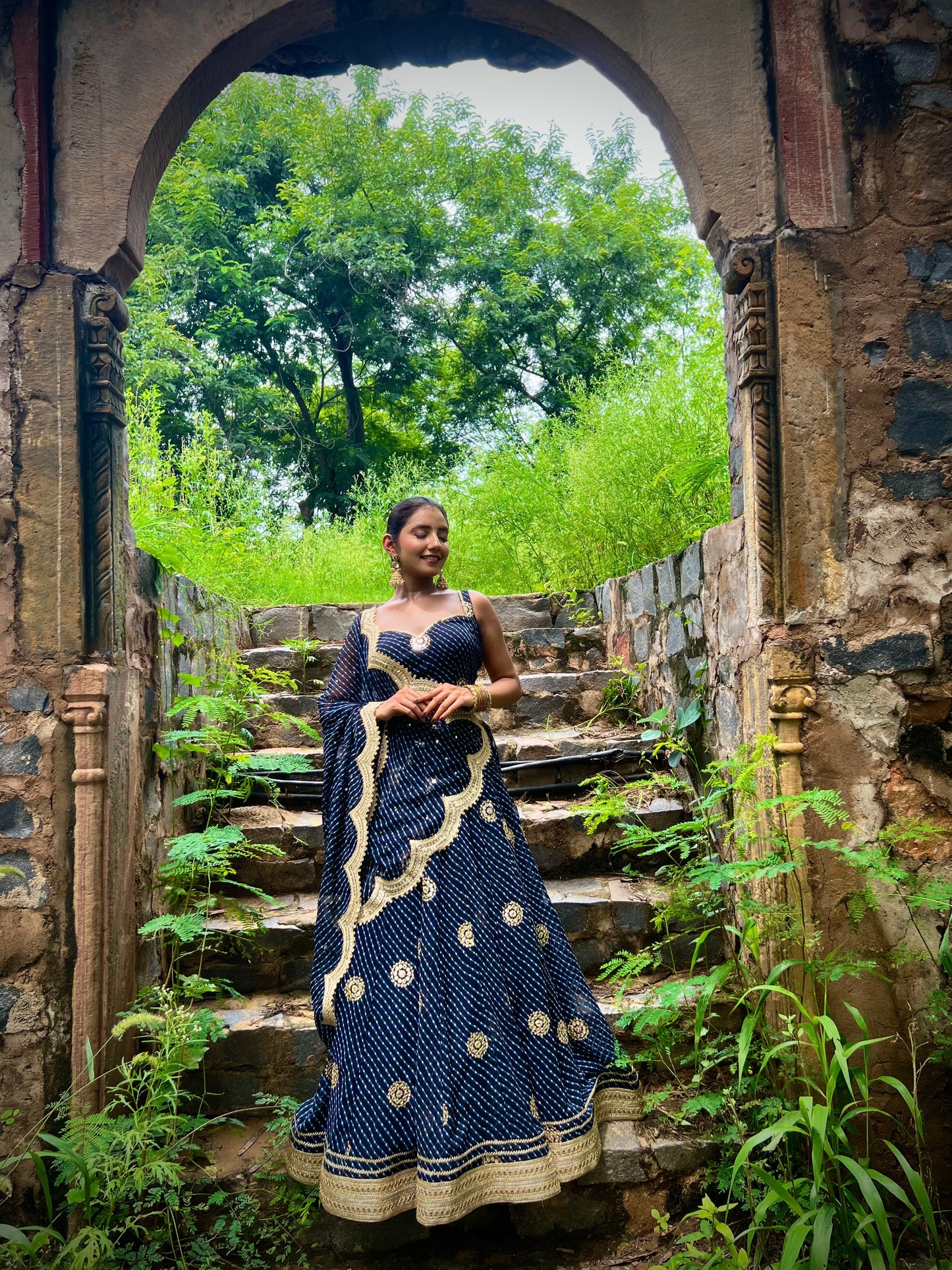 BLUE LEHENGA