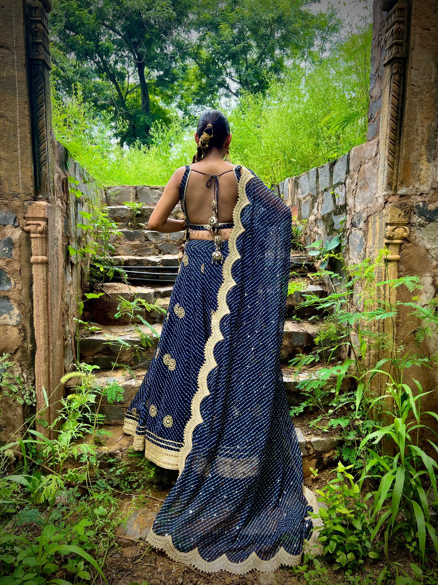 BLUE LEHENGA