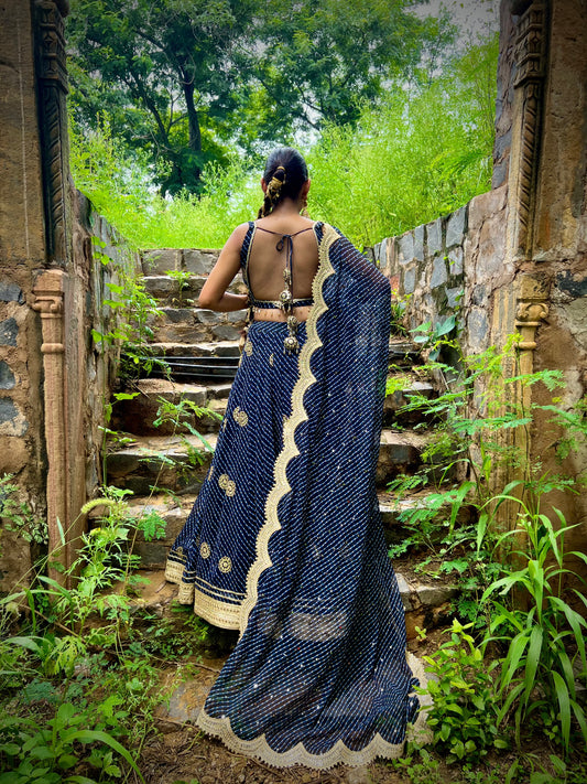 BLUE LEHENGA